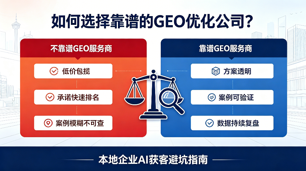 天长如何选择靠谱的GEO优化公司？本地企业AI获客避坑指南